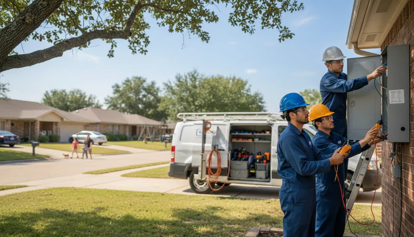 Certified electrician providing emergency electrical services in Preston, MS